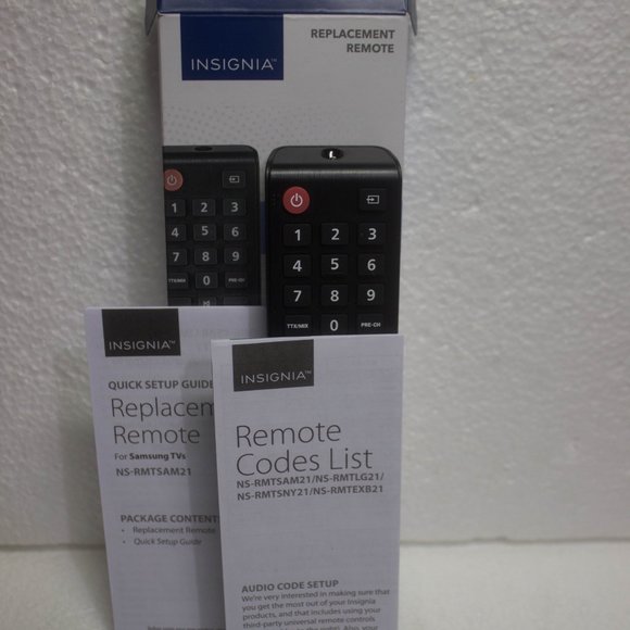 New In Box Insignia Replacement Remote for Samsung TVs - Picture 3 of 6